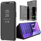 E.F.CONNECTION Coque pour Xiaomi Redmi Note 13 Pro+ 5G - Note 13 Pro Plus 5G, Noir, Flip Cover 360° Antichoc avec Support, Effet Miroir