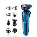 OLOKDYIZ Rasoir Électrique Hommes,3D Rechargeable Rasoir Homme avec Tondeuse à Barbe 6-en-1,IPX6 100% étanche Wet&Dry LCD