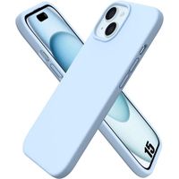 Coque pour iPhone 15 Protection Ultra Slim Antichoc Anti-Rayures Bleu Ciel