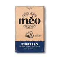 LOT DE 2 - MEO - Espresso Café en grains - Sachet de 1 kg