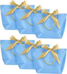 SAC SHOPPING Sac cadeau de luxe (bleu grand) pour : mariages an