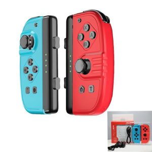 MANETTE JEUX VIDÉO bleu rouge - Manette de jeu Joy Pad pour Nintendo 