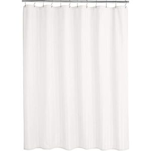 WENKO Rideau de douche Brasil corail 200 x 180 cm avec 12 anneaux pour rideau de douche entretien facile Imperméable à l/'eau Rouge corail Polyéthylène