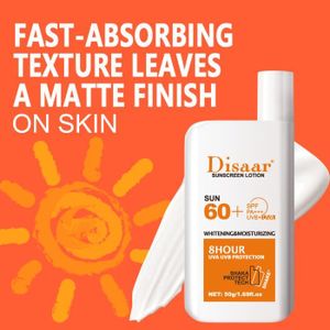 APRÈS-SOLEIL Disaar-Crème solaire éventuelles F 60, 50g, Blanchissante, Hydratante, Portable, Protection longue durée