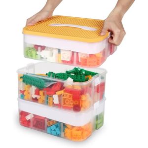 BOITE DE RANGEMENT Boite Rangement Plastique Pour Lego Briques Coffre