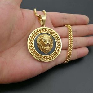 Pendentif tete de lion or Clearance