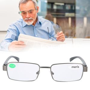 TERAISE Paquet de 2 lunettes de lecture à poche charnières à ressort de mise à niveau unisexe 