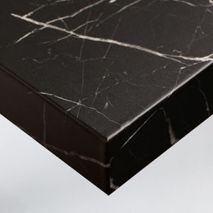 Noir Papier Adhesif pour Marbre de PVC Imperm/éable Adhesif Marbre Stickers pour Cuisine Niviy Film Autocollants Marbre 60 cm /× 200 cm