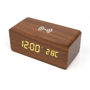 RÉVEIL SANS RADIO Réveil sans radio,USB-AAA alimenté LED horloge num