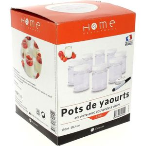 Pots de yaourt supplémentaires pour yaourtière - Les bons plans de Naima