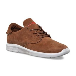 BASKET Baskets Femme VANS Iso Moc en Cuir Marron - Lacets