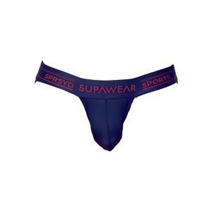 STRING - TANGA Supawear - Sous-vêtement Hommes - Jockstrap Homme - SPR Training Jockstrap Red - Rouge - 1 x