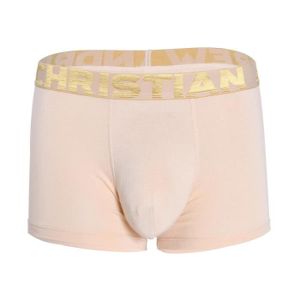 BOXER - SHORTY Andrew Christian - Sous-vêtement Hommes - Boxers Homme - ALMOST NAKED® Bamboo Boxer Nude - Beige