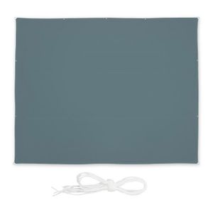 VOILE D'OMBRAGE Voile d'ombrage rectangulaire RELAXDAYS - Gris - Toile solaire anti-UV en polyester indéchirable