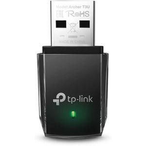 CLE WIFI - 3G TP-Link Clé WiFi Puissante AC1300 Mbps, adaptateur USB wifi, dongle wifi, USB 3.0 Double Bande, 2.4G - 5GHz, MU-MIMO, compatible54