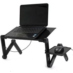 Shot - Support Lit avec Ventilateur pour PC FUJITSUÂ Table Reglable Pliable  Canape (NOIR) - Support et Bras - Rue du Commerce