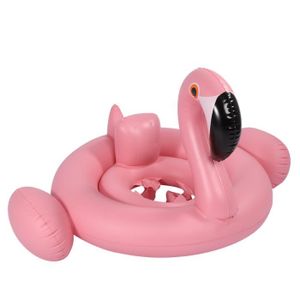Ibanana Bouee Gonflable Pour Enfants Forme De Flamand Rose Avec Assise 2 Poignees Et Corde De Securite Pour Bebes De 1 A 6 Ans Jeux D Eau Et De Plage Jeux Et Jouets
