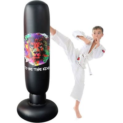 Sac De Frappe Dinosaure Enfants 160cm - Autoportant Avec Gants De Boxe