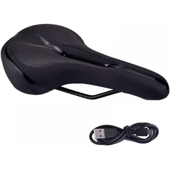 Selle de vélo en plastique ultra léger pour VTT - Noir - 6 couleurs Selle de vélo en plastique ultra léger pour VTT - Noir - 6 couleurs