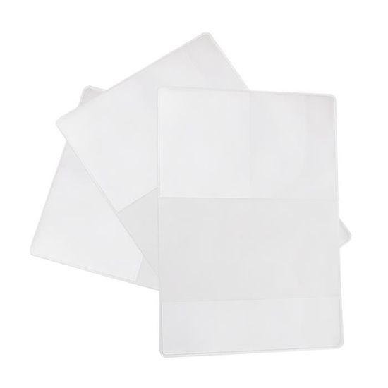 DoIove Lot De 10 Housses Transparentes Pour Passeport – Étui PVC Imperméable Avec Fentes Pour Cartes D'Embarquement Et ID