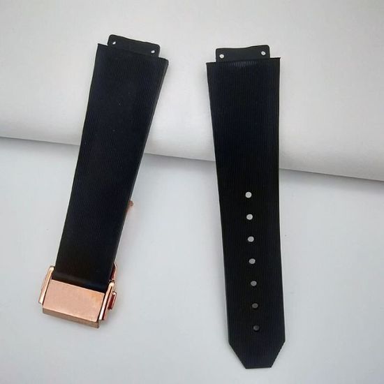 Accessoires pour montre HUBLOT pour hommes et femmes bracelet en caoutchouc étanche noir only black strap|19mm -MEAI24032