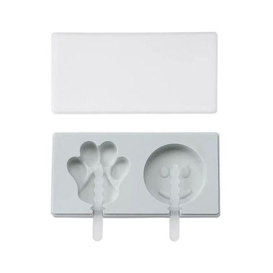 Moule à sucette ronde en silicone