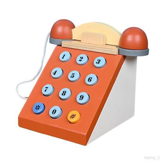 Téléphone Factice En Plastique – Rose, Jeu D’imitation Pour Filles Et Garçons, Développe La Motricité Et Les Compétences Sociales, Cadeau éducatif Sympa