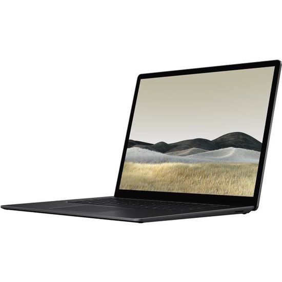 Microsoft Surface Laptop 3 15" - Noir (RDZ-00027) - Intel Core i5-1035G7 8 Go SSD 256 Go 15" LED Tactile Wi-Fi AX/Bluetooth Webcam