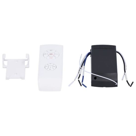 Télécommande Universelle Blanche Pour Ventilateur Plafond KDK ELMARK – ABS Robuste Et Facile à Utiliser