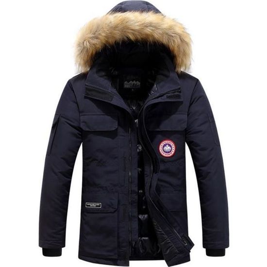 Parka doudoune new arrivals homme fourrure