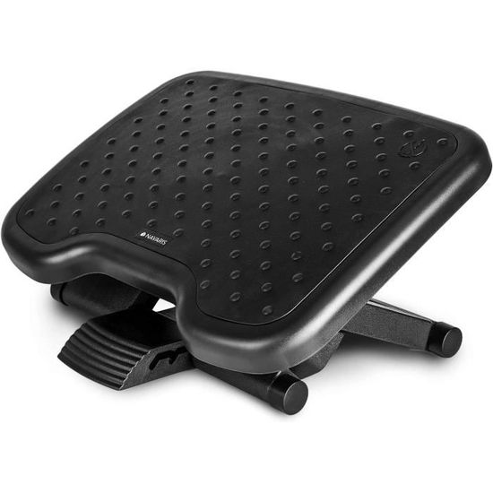 Repose-pieds Ergonomique De Bureau - Surface à Picots - Angle Réglable 0-25°