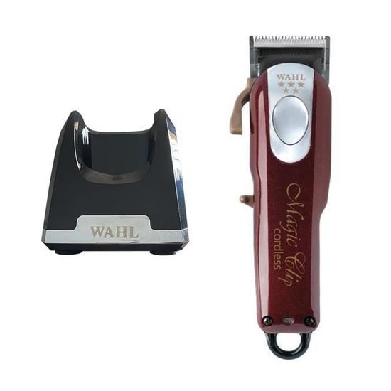 Wahl Magic Clip Coupe-Cheveux Sans Fil – Tondeuse Noir, Batterie, Fiche Italienne, Neuf