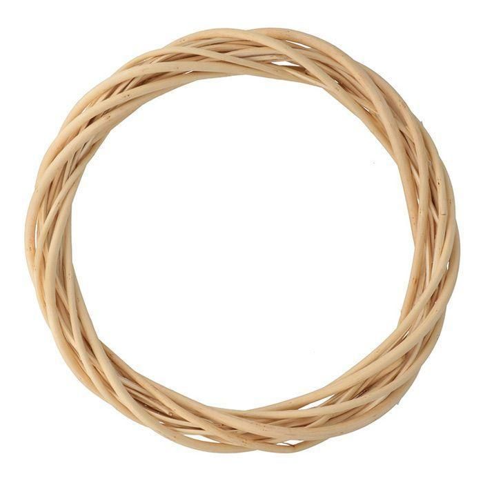 Couronne en osier à décorer - 25 cm