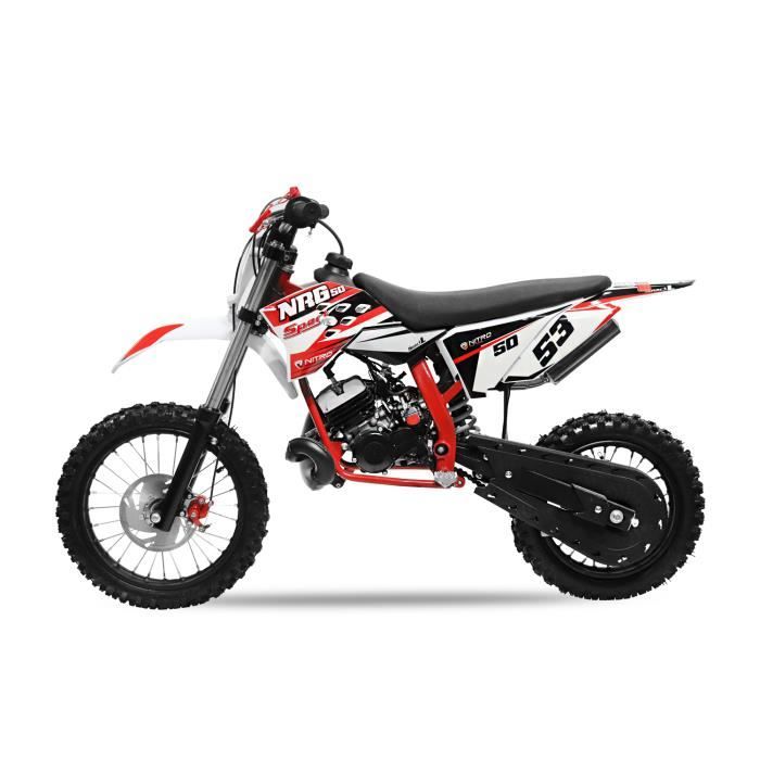 moto cross pocket Moteurs NITRO 50cc NRG 50 14 -/ 12- Nouveau design pour enfant
