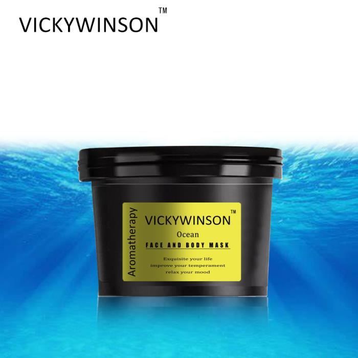 VICKYWINSON gommage d'aromathérapie océan 50g gommage corporel Gel exfoliant blanchiment de la peau exfoliant peau morte hydratant s