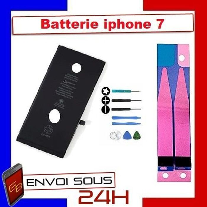 Batterie iphone 7 100% Neuve+ outil + adhesif