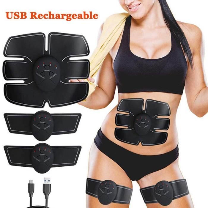Équipement de gymnastique, Smart EMS, stimulateur de Massage des muscles abdominaux, Vibration, Machine am - ZOAMFWZDA10484