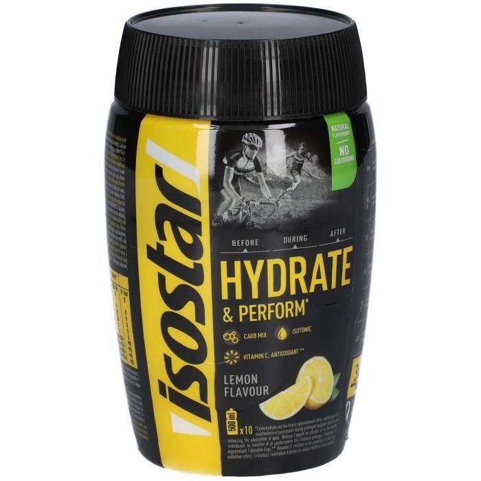 Isostar Hydrate & Perform Boisson sport Citron 400 g