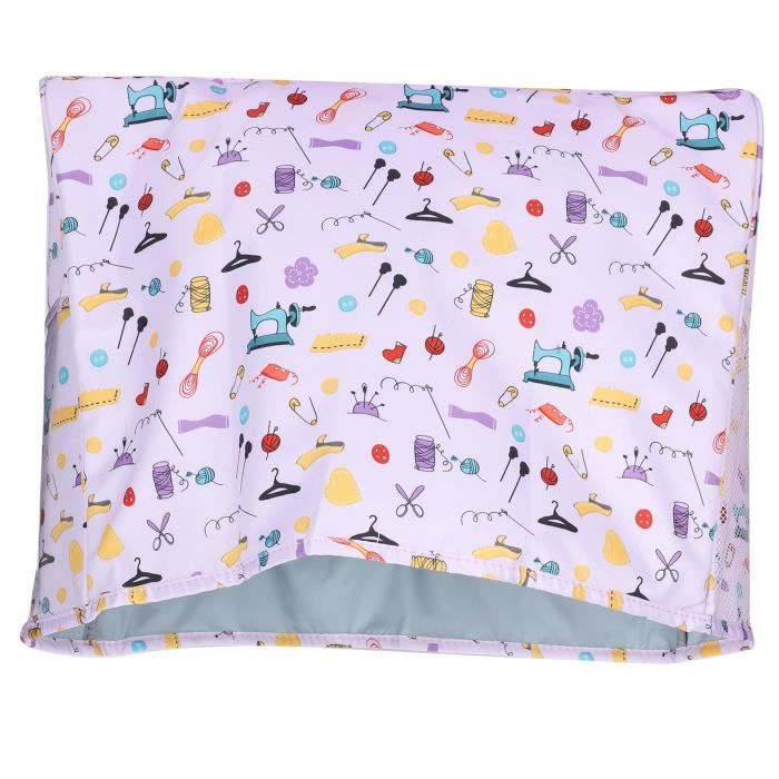Housse anti-poussière pour machine, sac de transport exquis, poche transparente épaissie, tissu Oxford 600D, pratique et durable