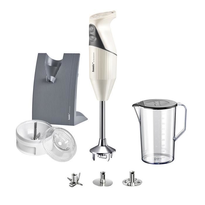 BAMIX SWISSLINE M200 Mixeur Plongeant - 200W - 2 Vitesses - 6 Accessoires - Crème