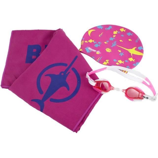 BEUCHAT Set de natation - Enfant - Rose