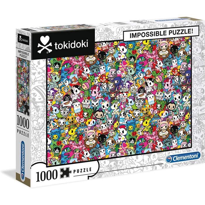 Clementoni 39555 Impossible 1000pc Puzzle-Tokidoki