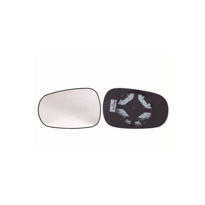 Miroir Glace rétroviseur gauche pour DACIA LOGAN I phase 1, 2005-2008, dégivrant, à clipser, Neuf.