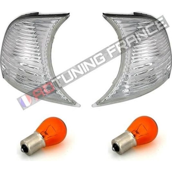 2 CLIGNOTANT AVANT BLANC BMW SERIE 3 E46 COUPE ET CABRIOLET DE 04/1999 A 08/2001