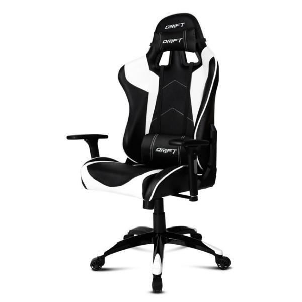 Peripherique Pc / Autres Peripheriques Usb / Autres Peripheriques Usb - Chaise de jeu DRIFT DR300BW 90-160º Mousse Blanc Noi