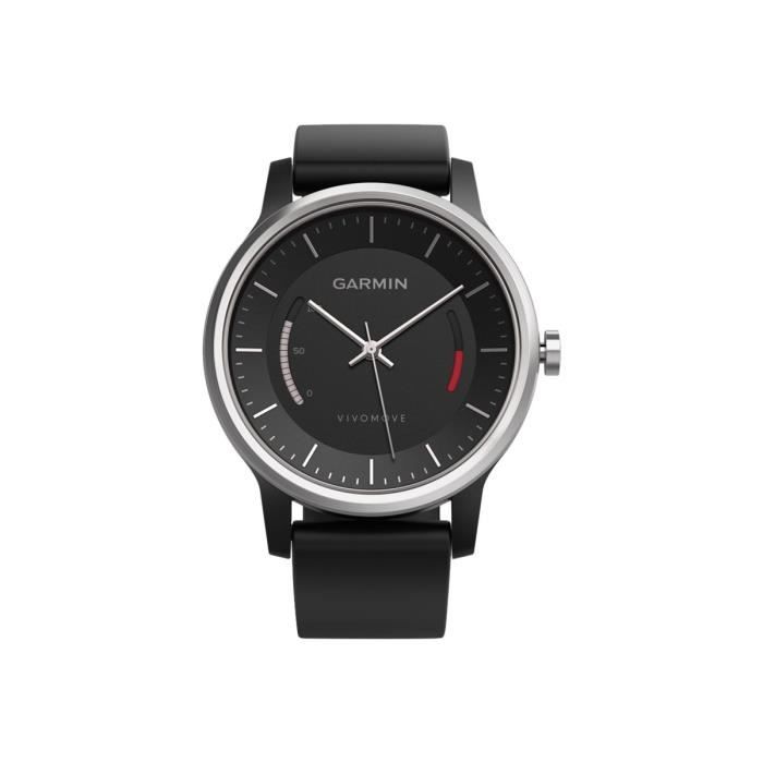 Garmin vívomove Sport Noir suivi d'activités avec bande sport noir Bluetooth, ANT-ANT+ 51 g
