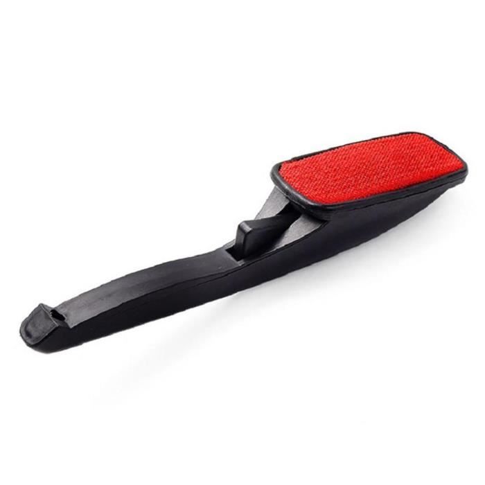 Pet épilateur Brosse réutilisable Lint Brosse pour vêtements Lit Couch Tapis Noir