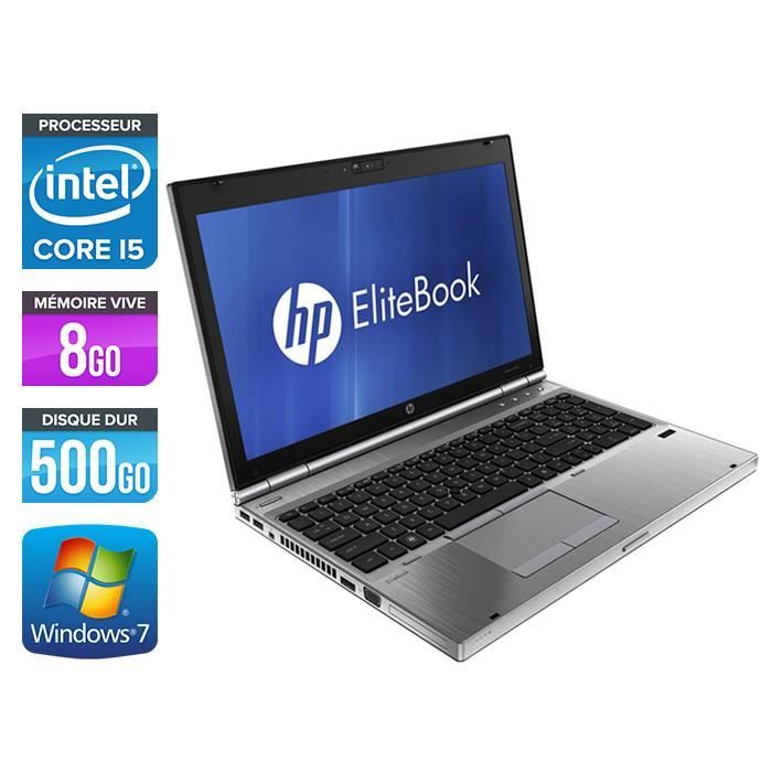 HP EliteBook 8560P - 15,6'' - Core i5 - 8Go -500Go