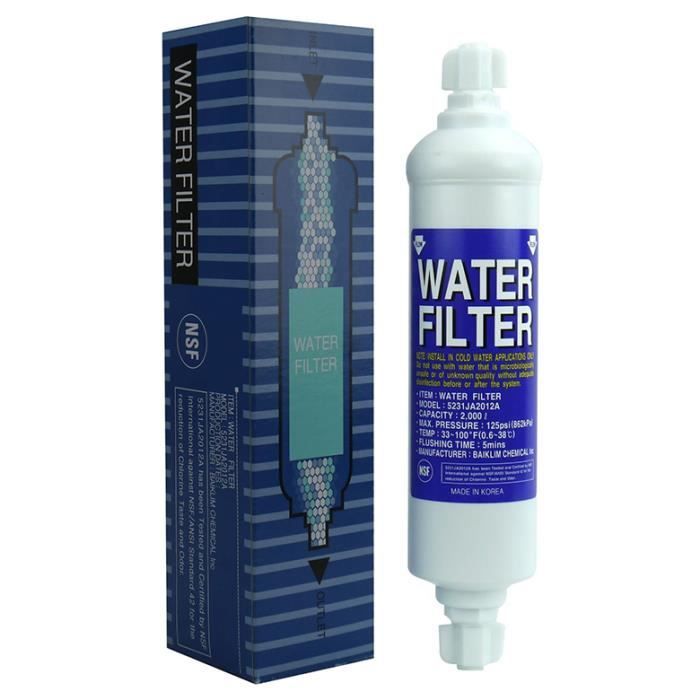 LG BL9808 Véritable filtre à eau de réfrigérateur remplace 5231JA2010B 5231JA2012B
