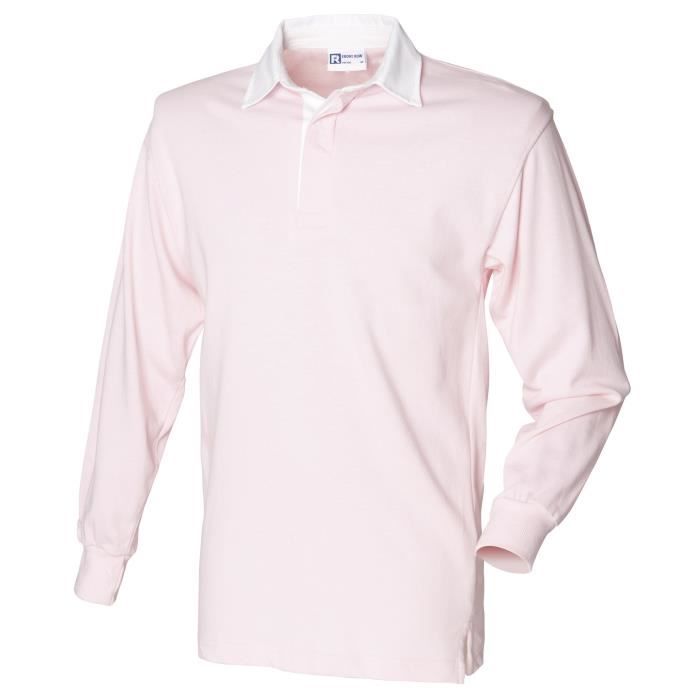 Front Row - Polo de rugby à manches longues 100% coton - Homme